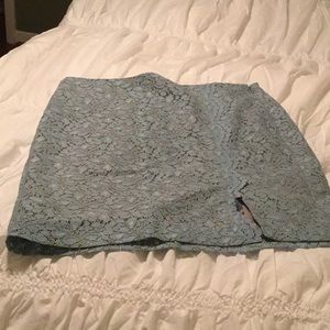 Brand new lace lined skirt